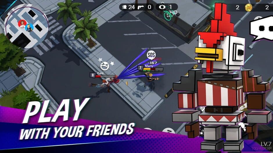 Скриншот 3 из Battlepalooza: Free PvP Arena Battle Royale