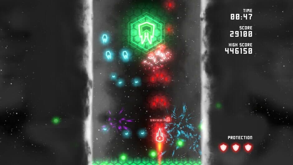Скриншот 1 из Neon Ships: The Type'em Up Shooter