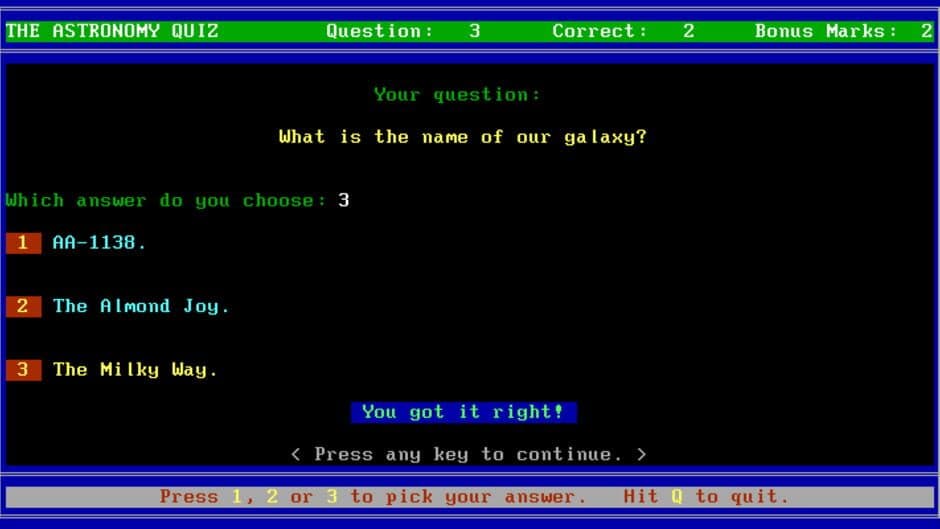 Скриншот 2 из The Astronomy Quiz