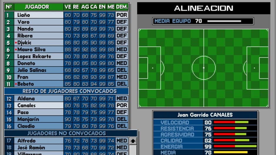 Скриншот 3 из PC Fútbol 3.0
