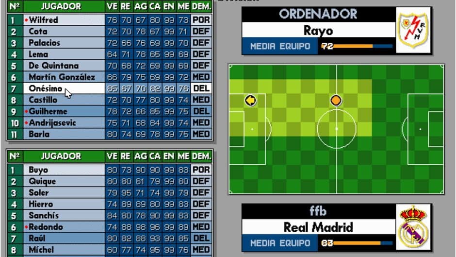 Скриншот 1 из PC Fútbol 4.0