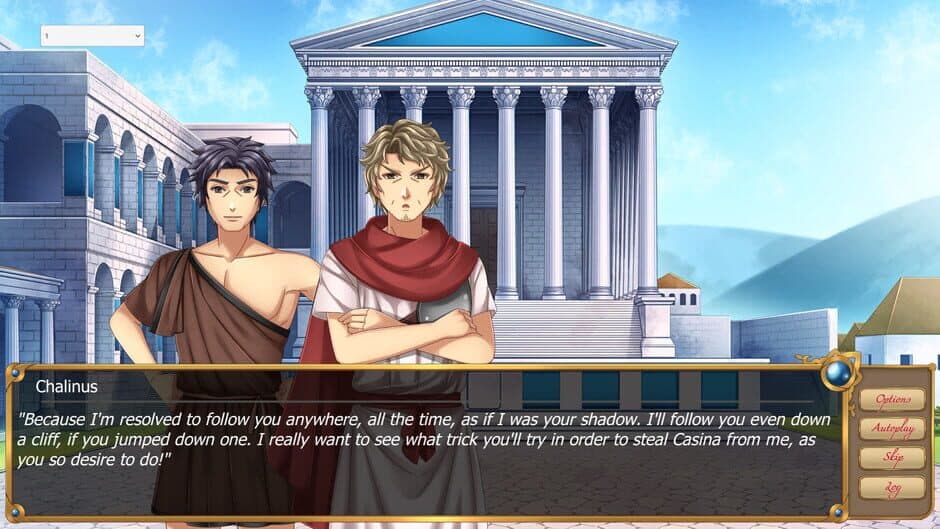 Скриншот 4 из Casina: A Visual Novel set in Ancient Greece