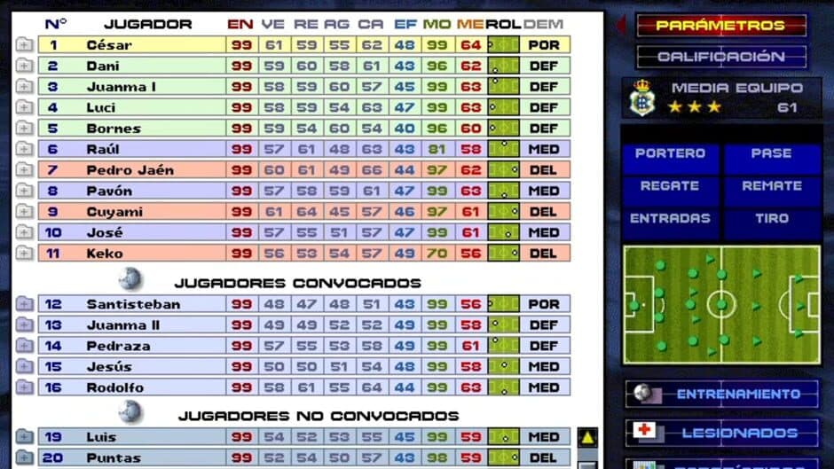 Скриншот 2 из PC Fútbol 6.0