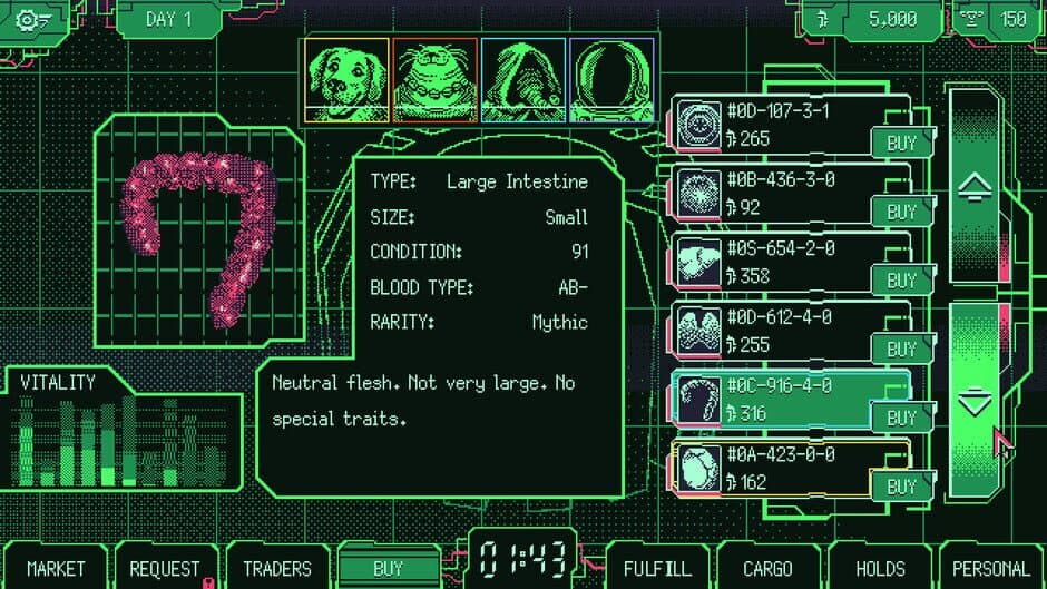 Скриншот 1 из Space Warlord Organ Trading Simulator