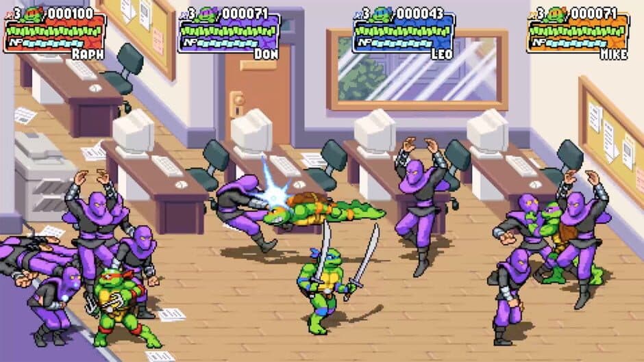 Скриншот 1 из Teenage Mutant Ninja Turtles: Shredder's Revenge
