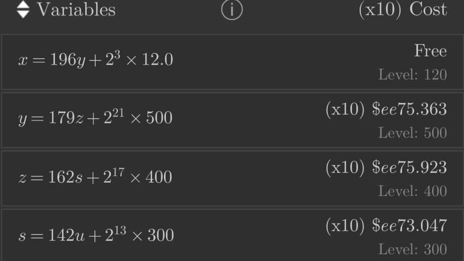 Скриншот 2 из Exponential Idle