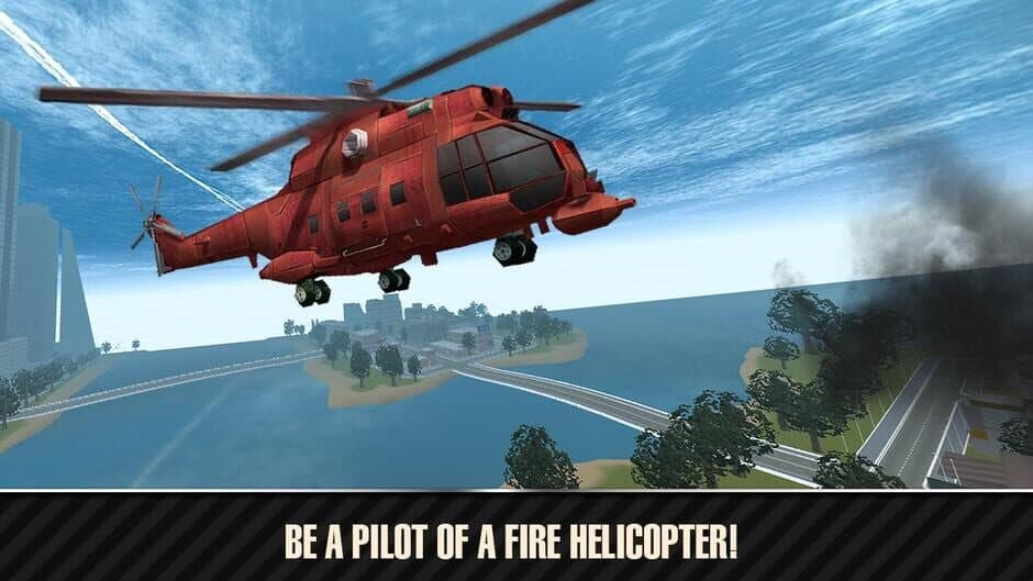 Скриншот 2 из Emergency Fire Helicopter Simulator 3D