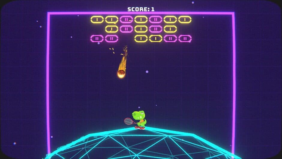 Скриншот 4 из Dino Galaxy Tennis
