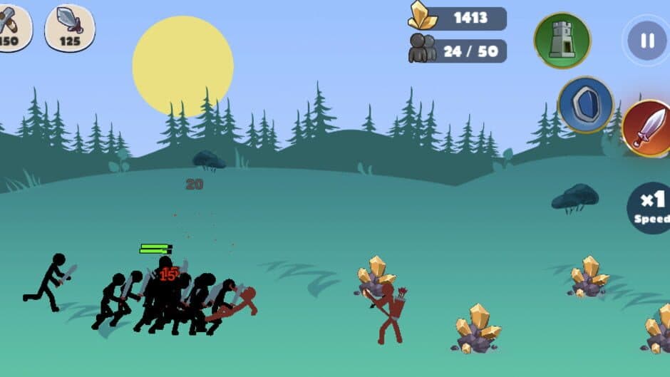 Скриншот 2 из Stickman Clans