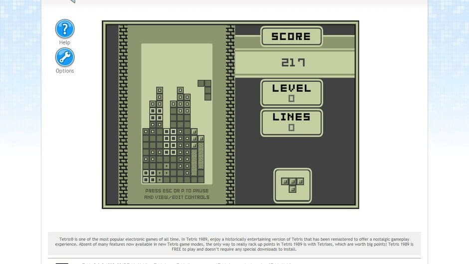 Скриншот 1 из Tetris Friends