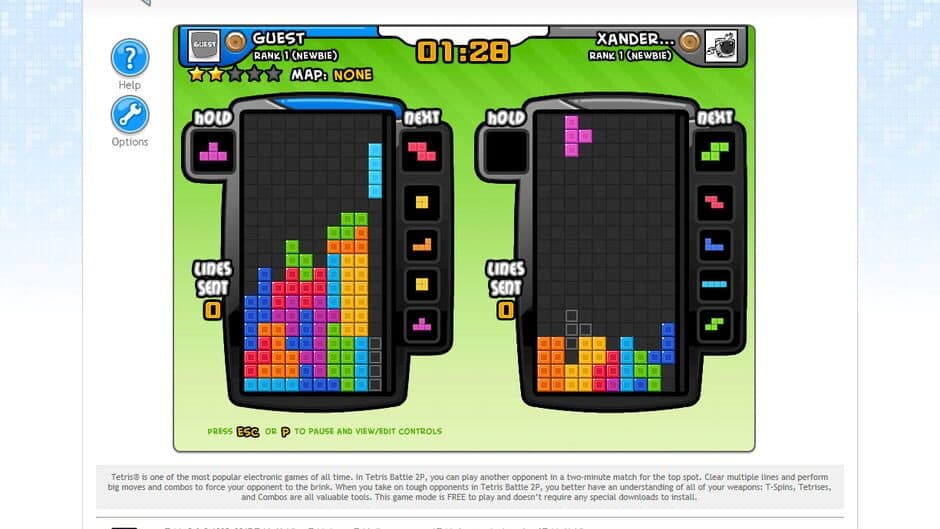 Скриншот 2 из Tetris Friends