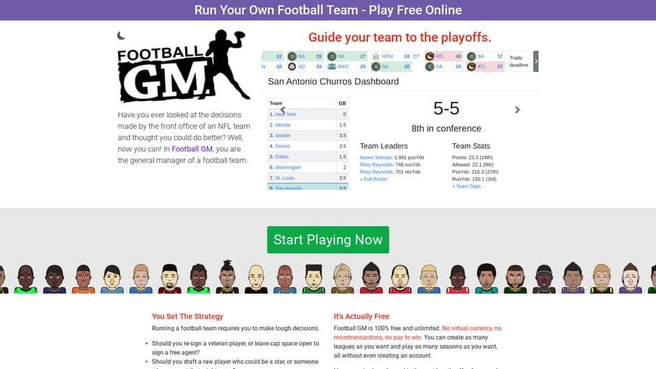 Скриншот 1 из Football GM