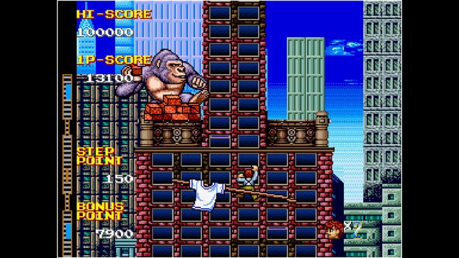 Скриншот 4 из Arcade Archives: Crazy Climber 2