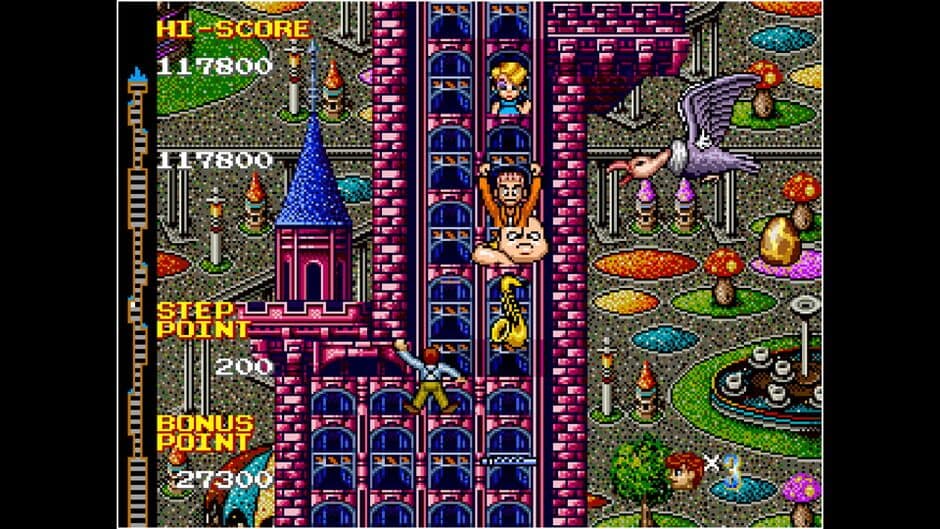 Скриншот 3 из Arcade Archives: Crazy Climber 2