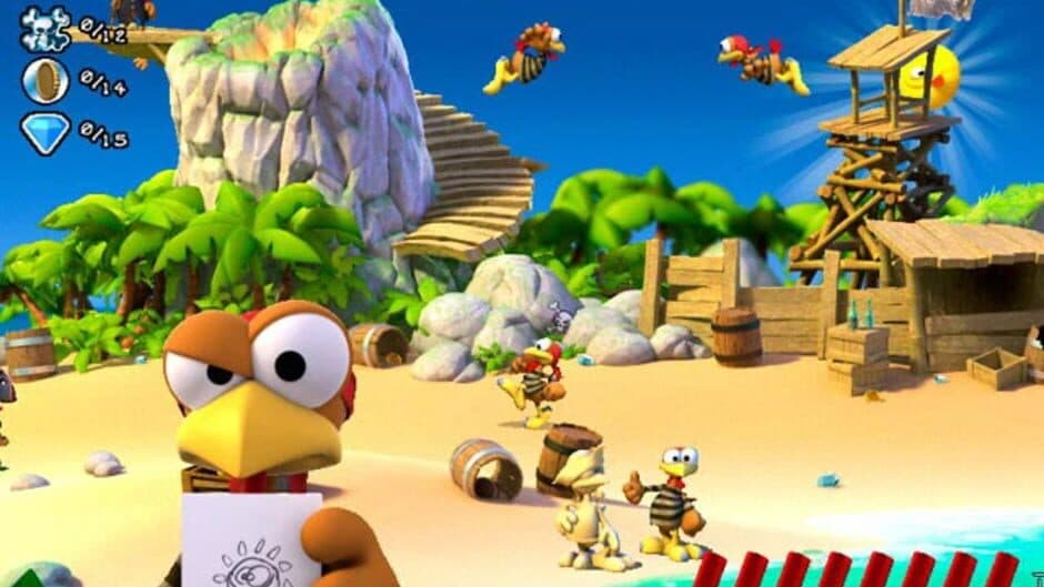 Скриншот 1 из Crazy Chicken: Pirates