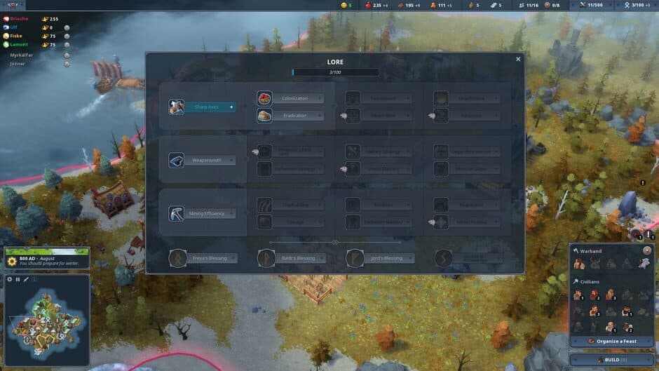 Скриншот 9 из Northgard: The Viking Age Edition