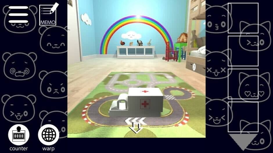Скриншот 3 из Escaping a Kid's Room: The Adventures of Nyanzou & Kumakichi - Escape Game Series