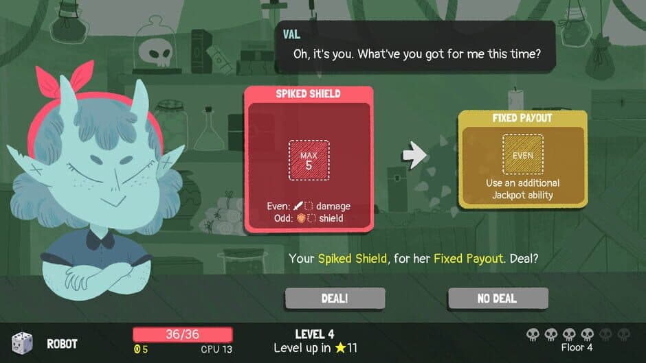 Скриншот 2 из Dicey Dungeons