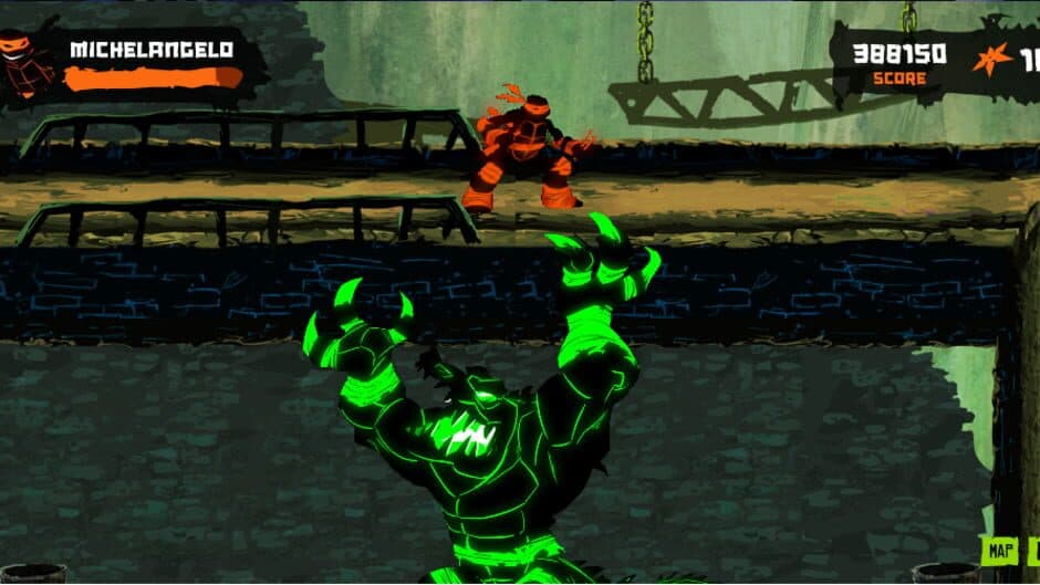 Скриншот 1 из Teenage Mutant Ninja Turtles: Dark Horizons