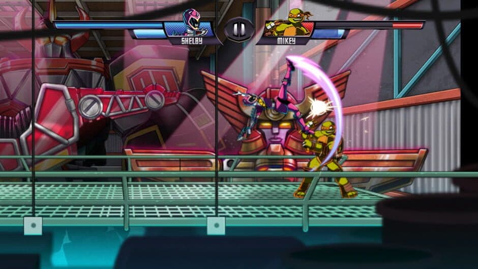 Скриншот 2 из Teenage Mutant Ninja Turtles VS Power Rangers: Ultimate Hero Clash!