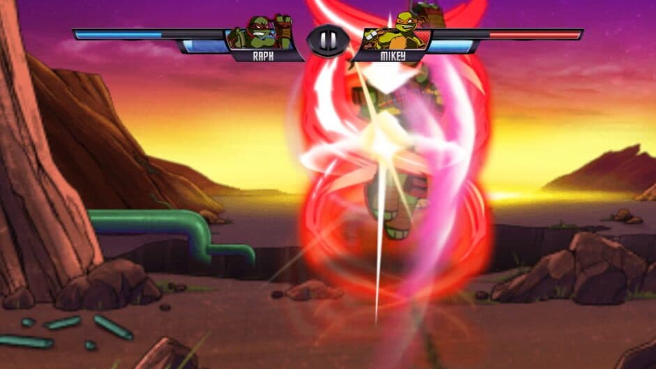 Скриншот 4 из Teenage Mutant Ninja Turtles VS Power Rangers: Ultimate Hero Clash!