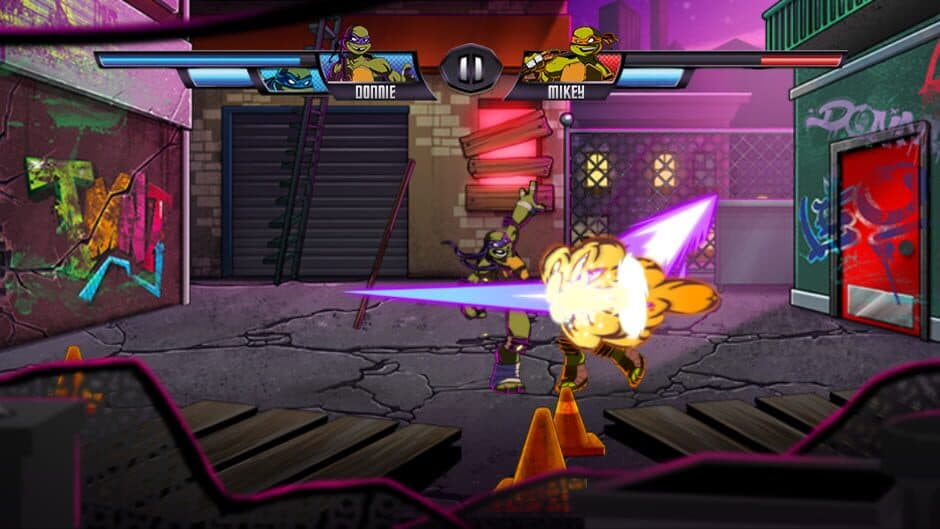 Скриншот 5 из Teenage Mutant Ninja Turtles VS Power Rangers: Ultimate Hero Clash!
