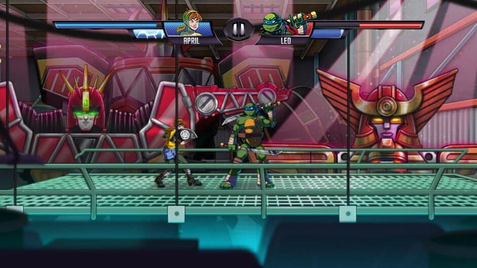 Скриншот 6 из Teenage Mutant Ninja Turtles VS Power Rangers: Ultimate Hero Clash!