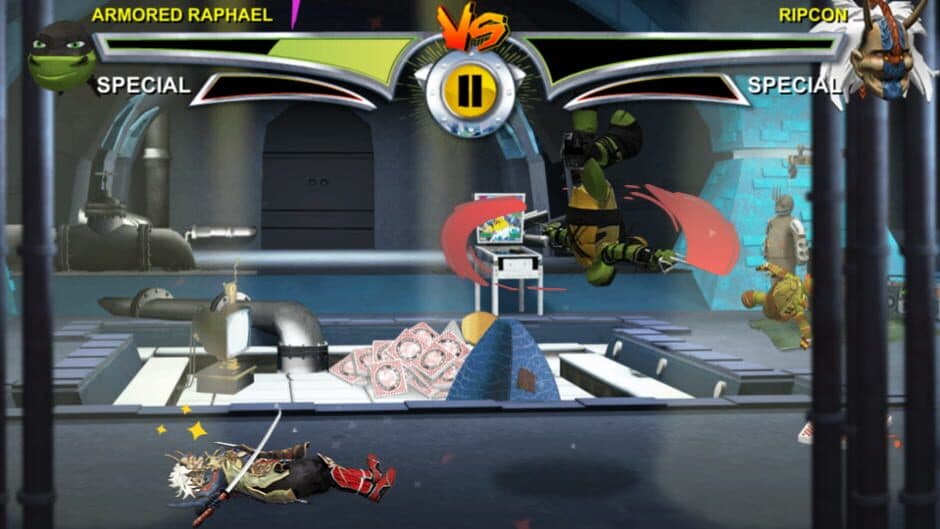 Скриншот 5 из Power Rangers vs Teenage Mutant Ninja Turtles: Ultimate Hero Clash 2