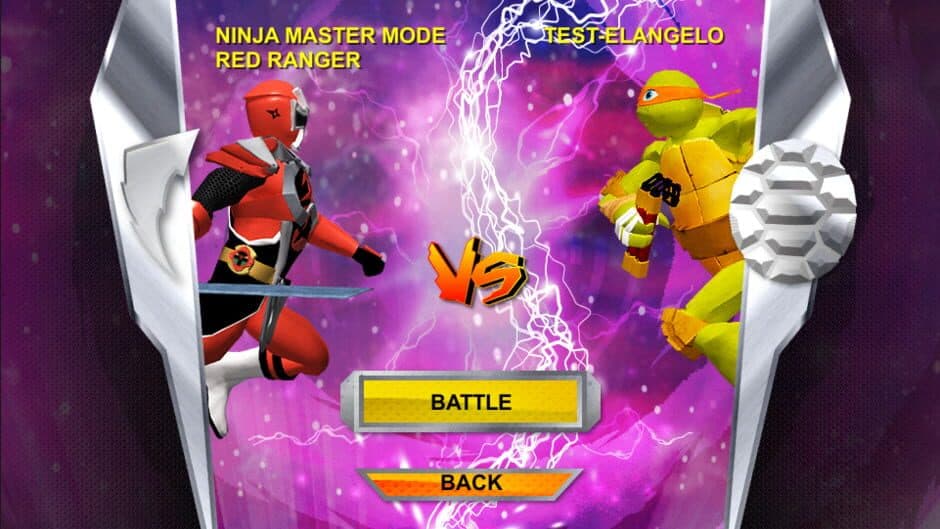 Скриншот 12 из Power Rangers vs Teenage Mutant Ninja Turtles: Ultimate Hero Clash 2