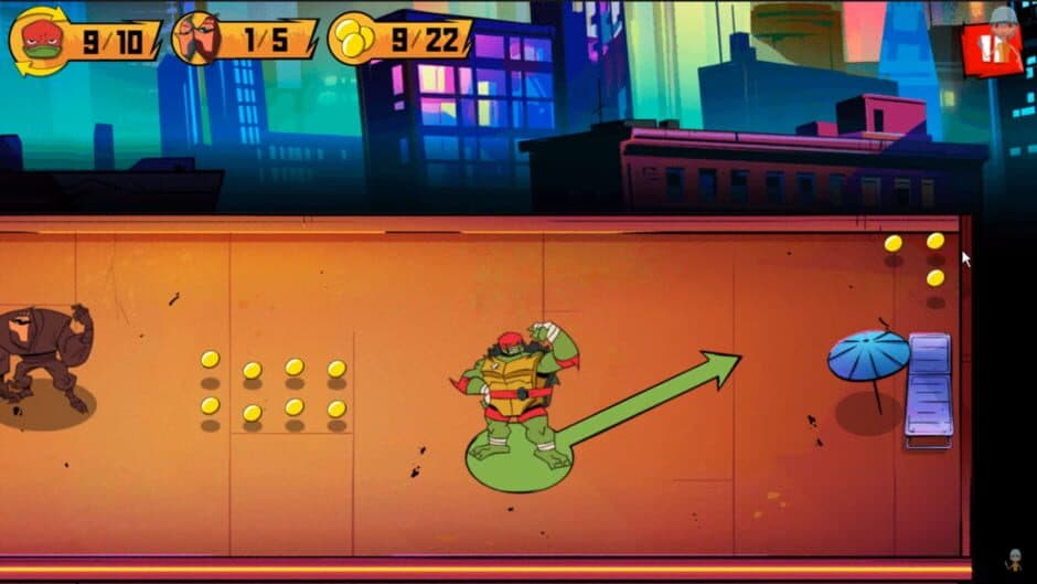 Скриншот 3 из Rise of the Teenage Mutant Ninja Turtles: Bumper Bros