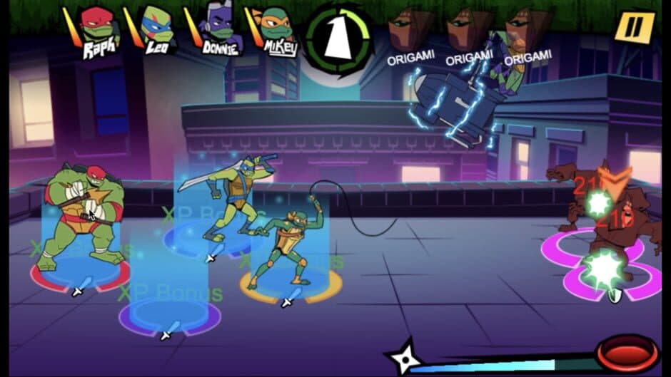 Скриншот 3 из Rise of the Teenage Mutant Ninja Turtles: City Showdown