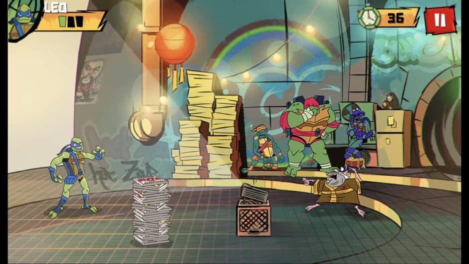 Скриншот 2 из Rise of the Teenage Mutant Ninja Turtles: Epic Mutant Missions
