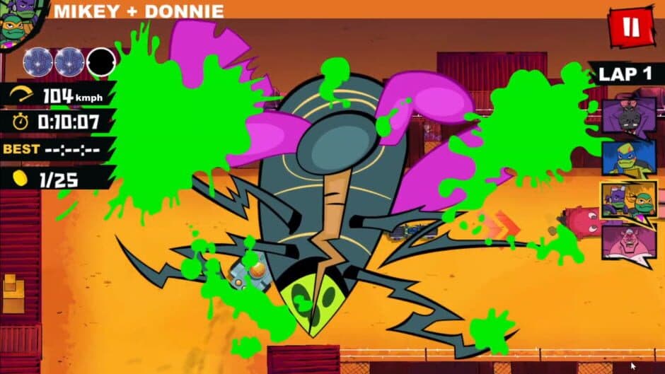 Скриншот 6 из Rise of the Teenage Mutant Ninja Turtles: Road Riot