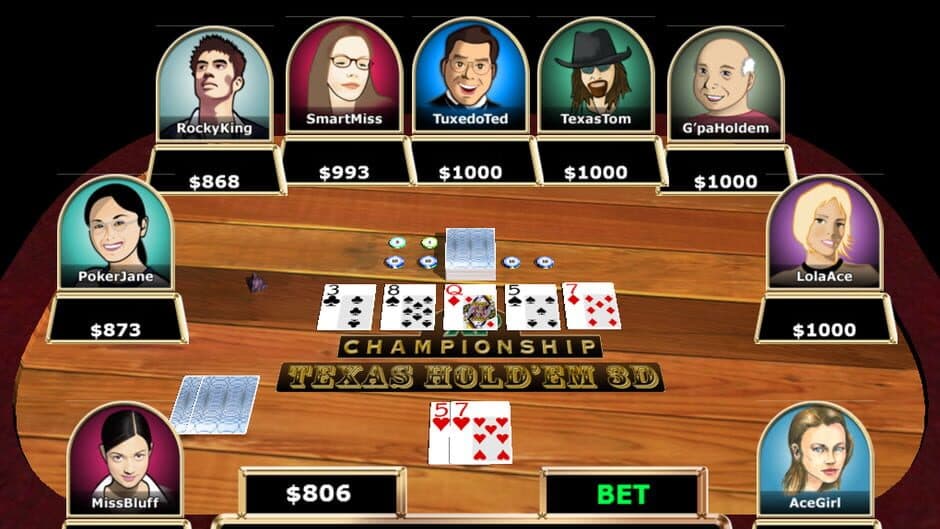 Скриншот 1 из Texas Hold'em 3D