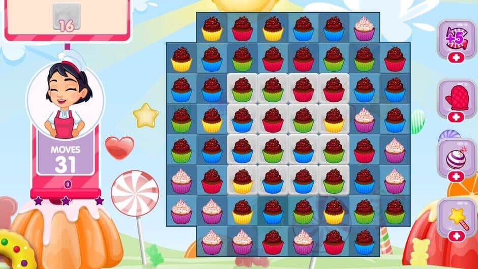 Скриншот 3 из Cupcake Match