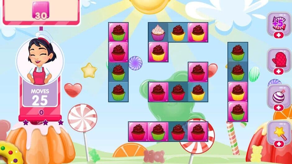 Скриншот 2 из Cupcake Match