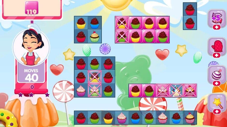 Скриншот 4 из Cupcake Match