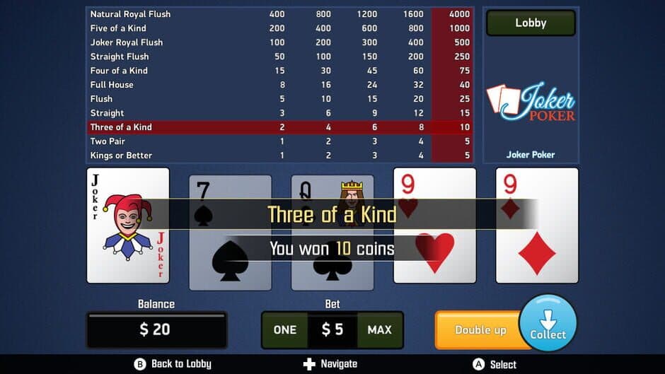 Скриншот 4 из Joker Poker: Video Poker