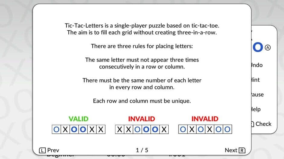 Скриншот 2 из Tic-Tac-Letters by POWGI