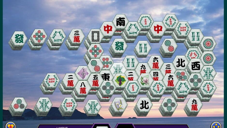 Скриншот 2 из Hexagon Mahjongg