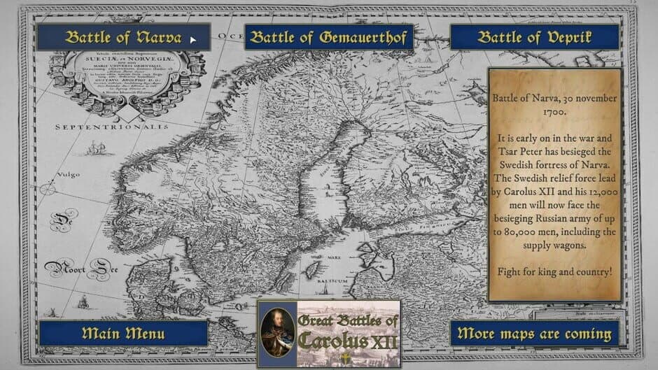 Скриншот 1 из Great Battles of Carolus XII