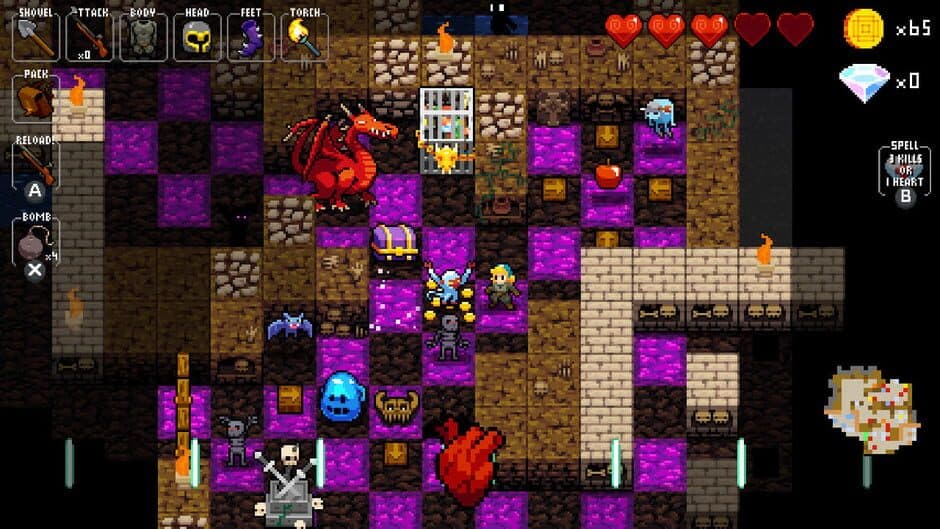 Скриншот 1 из Crypt of the Necrodancer: Nintendo Switch Edition