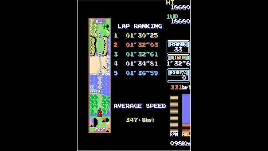 Скриншот 4 из Arcade Archives: Road Fighter