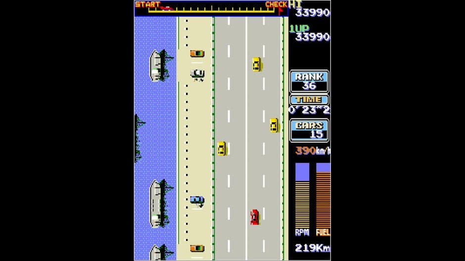 Скриншот 5 из Arcade Archives: Road Fighter