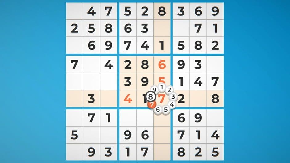 Скриншот 1 из Sudoky