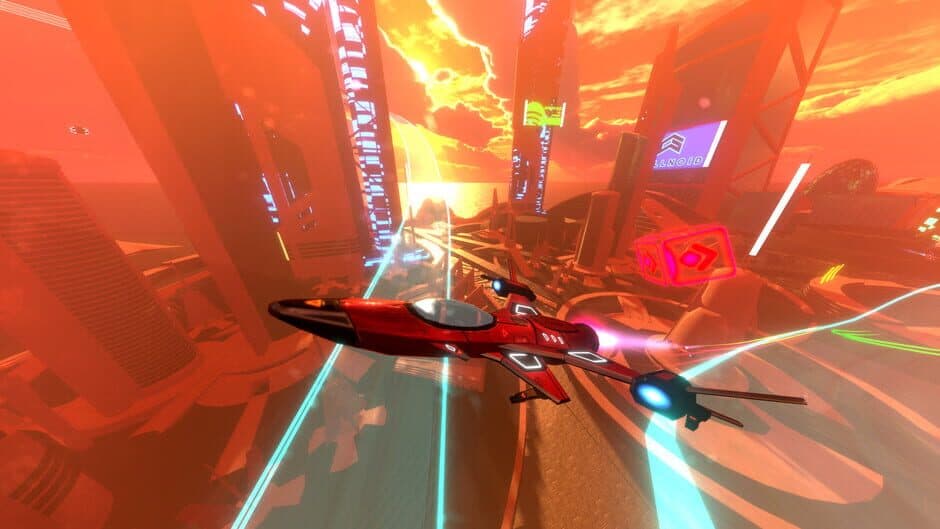 Скриншот 1 из Neon Wings: Air Race