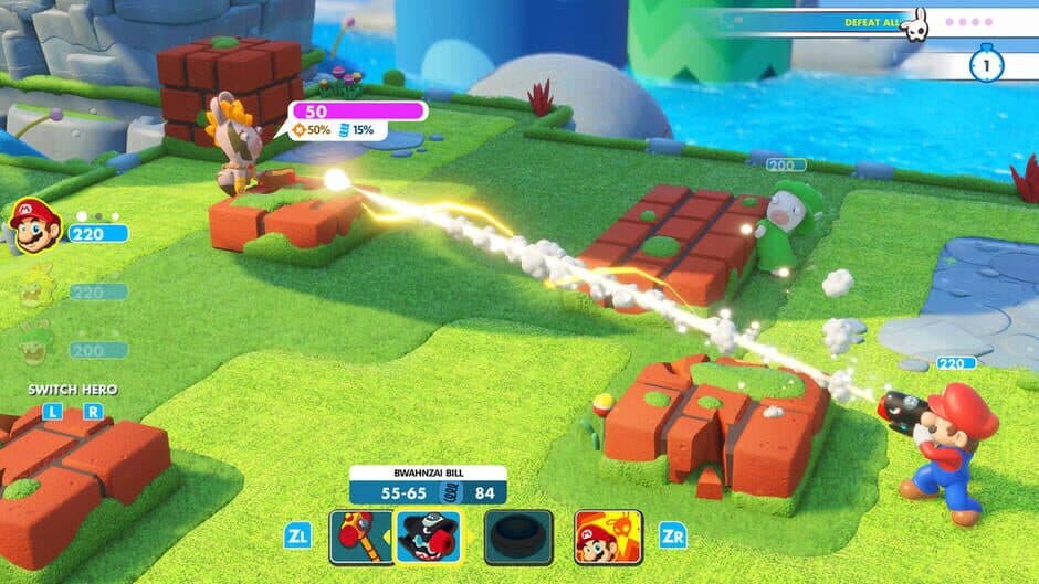 Скриншот 2 из Mario + Rabbids Kingdom Battle: Gold Edition