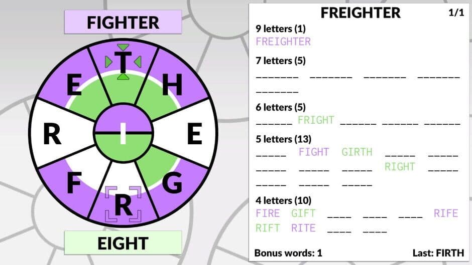 Скриншот 2 из Word Wheel by Powgi