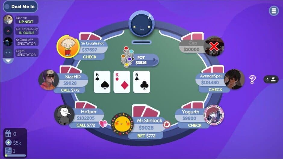 Скриншот 1 из Poker Night