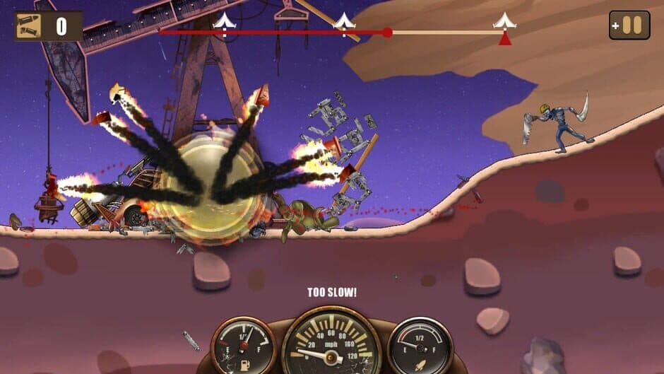 Скриншот 1 из Zombie Hill Race